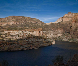 Salt River near Horse Mesa Dam, Arizona Salt River near Horse Mesa Dam, Arizona
